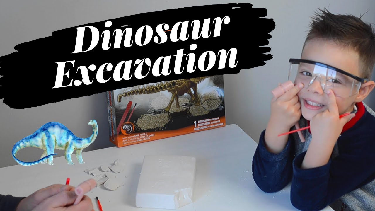 Dinosaur Excavation Kids Kit Review  - Digging Bones