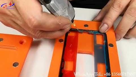 How to Apply iPhone X frame on LCD screen ?