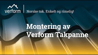 Verform Takpanne Montering