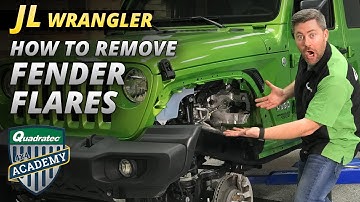 How to Remove Your Jeep Wrangler JL Fender Flares