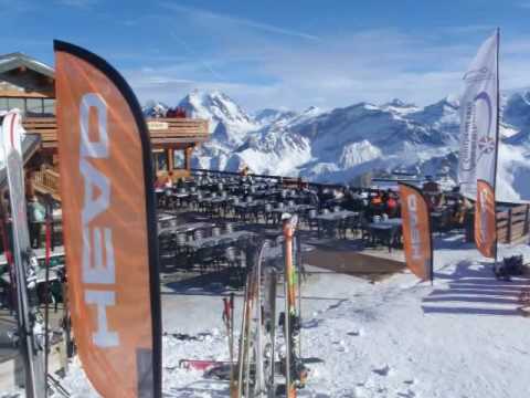 SAULIRE (2733m) from MERIBEL MOTTARET (1750m)