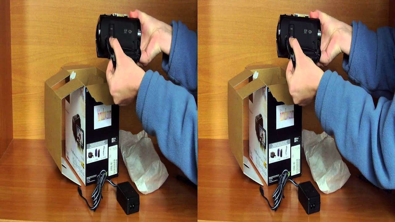Unboxing of Sony HDR-TD30VE digital camcorder in Full 3D HD