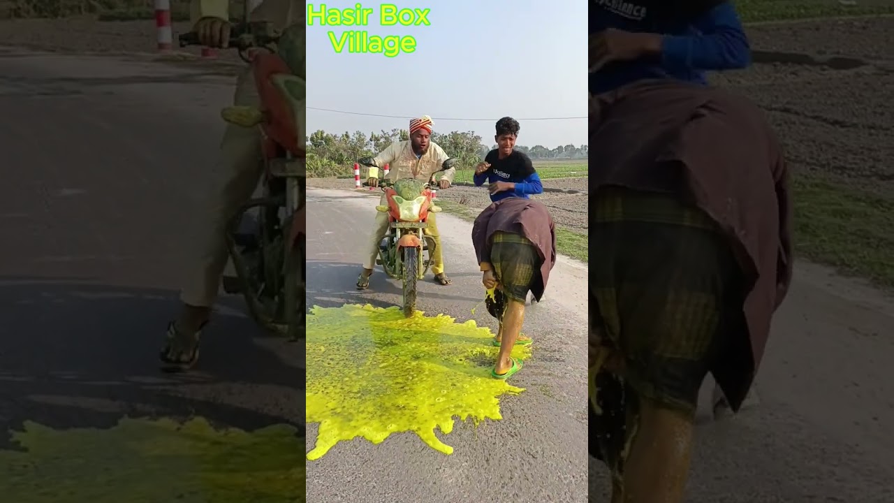 “When You Can’t Hold It Anymore 😂 | Funny Village Short”  Hasir Box Village