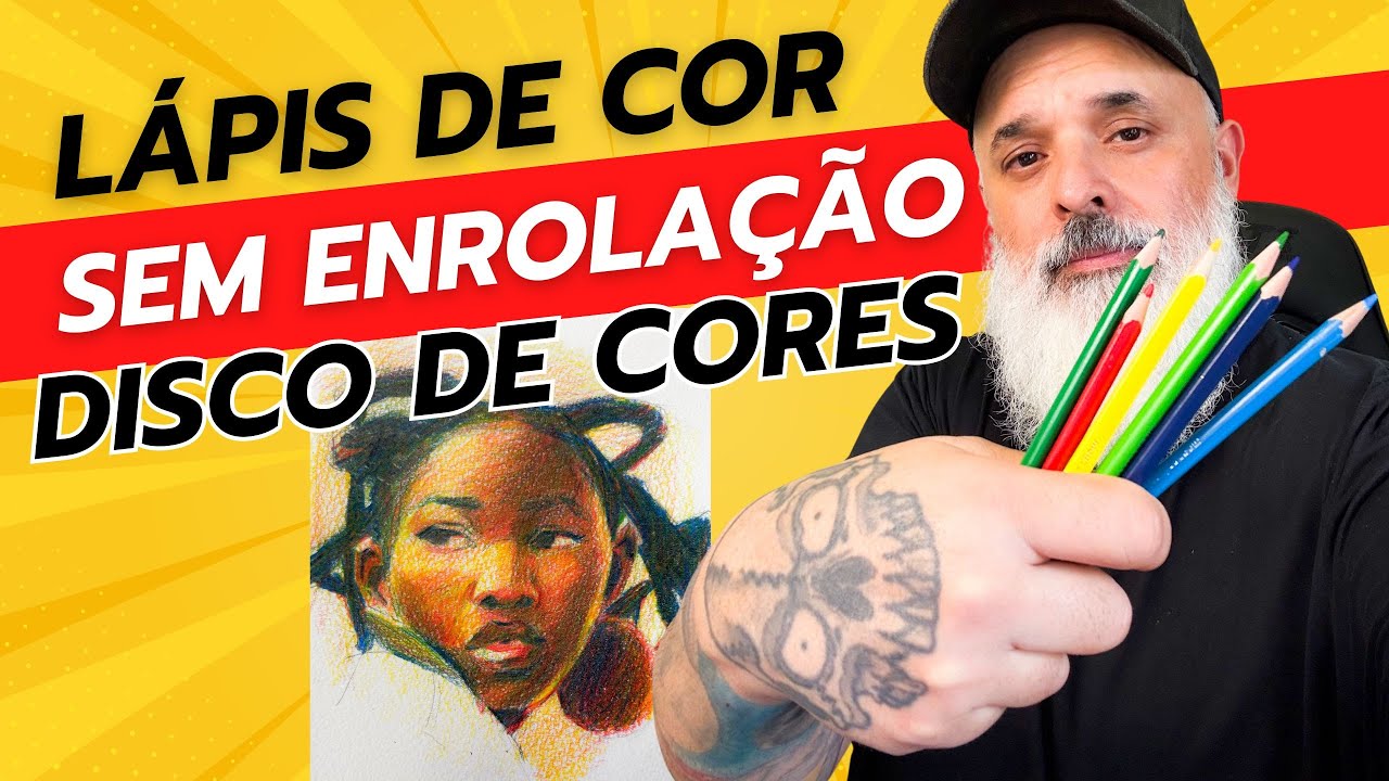 Combinar cores com lápis de cor? Duvido você não aprender com esse vídeo!