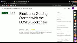 Qwiklabs - Block.one: Getting Started with the EOSIO Blockchain and Smart Contracts [GSP873]