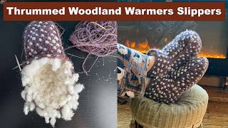 Wool Thrummed Woodland Warmers Slippers