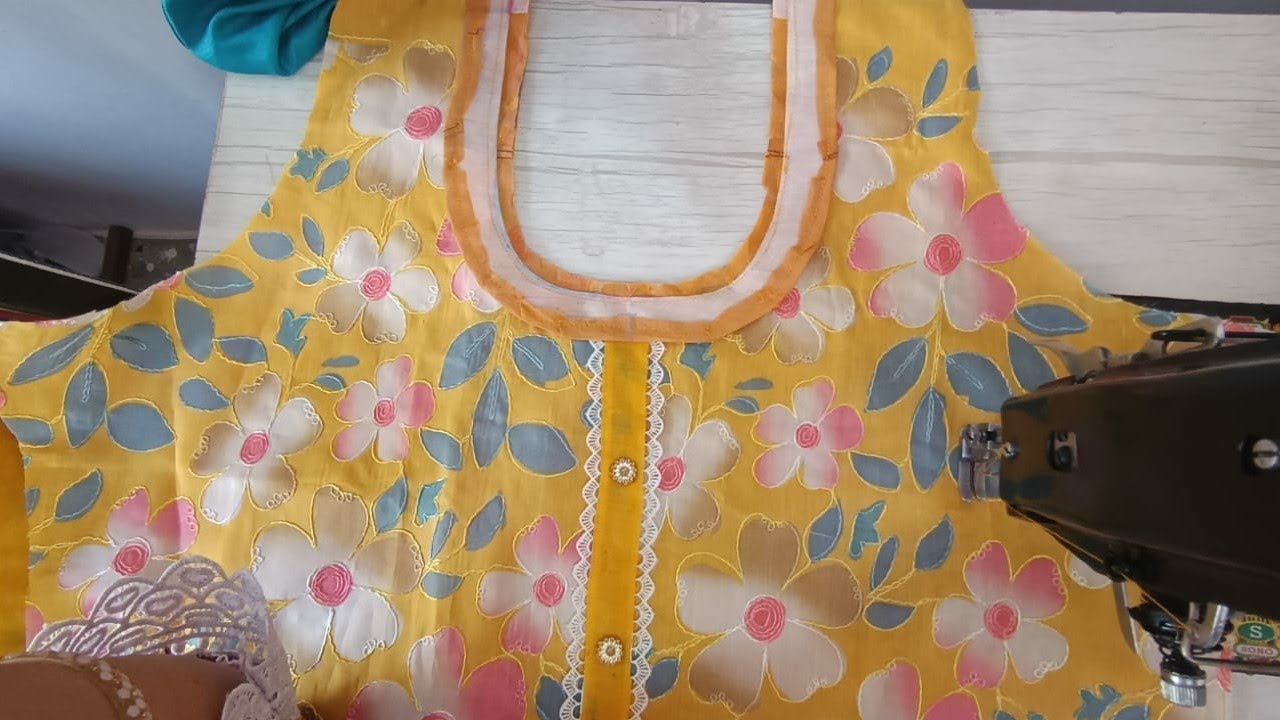 इस तरह से कुर्ती का गला बनाना बहुत ही आसान है। Neck design for kurti/ very stylish kurti neck design