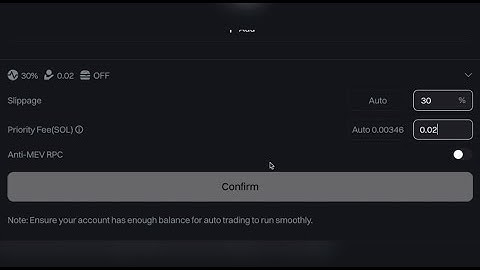 GMGN Copy Trade Setup: Slippage & Priority Fees