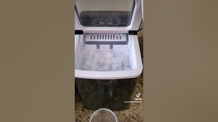$99 Amazon Counter Top Ice Maker Review by ToddsTechReviews.com - Kitchen Gadget Hacks on Tik Tok