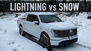How does the F150 Lightning Handle Snow?