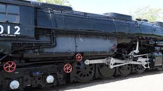Getting up close and personal with the "Big Boy" at Steamtown in Scranton PA