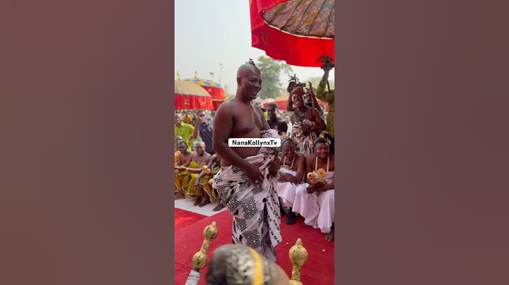 APPIAH Stadium bows to greet the King Asantehene💛💚🖤