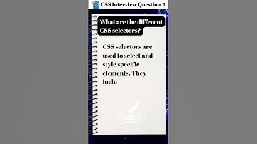 #005 Quick CSS Interview Question! 🎓🌟 #cssinterview #shorts #css