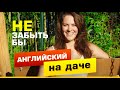 Английский на даче - как не забыть язык, а еще и закрепить знания на отдыхе!