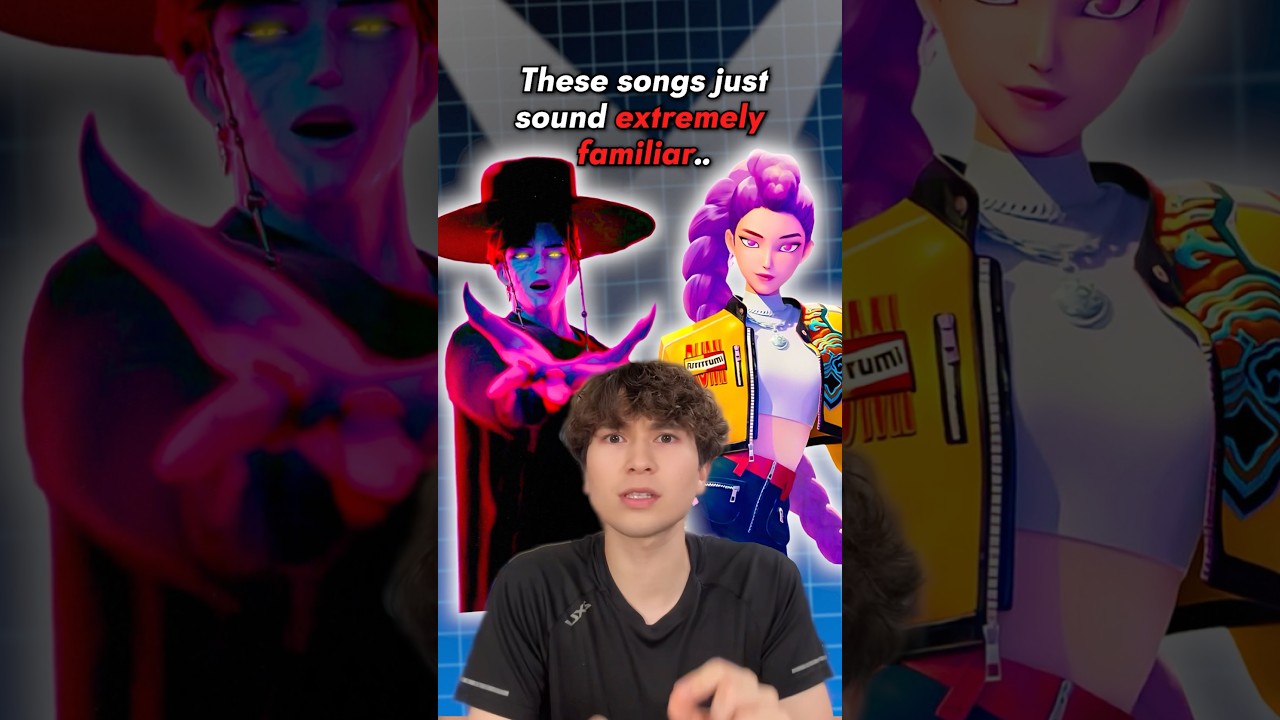 Смотреть «Does the K-Pop Demon Hunters Music Sound Familiar? 😈🤔 #music #kpop» на YouTube