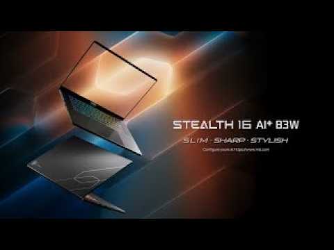 Stealth 16 AI+ B3W - Slim · Sharp · Stylish | MSI