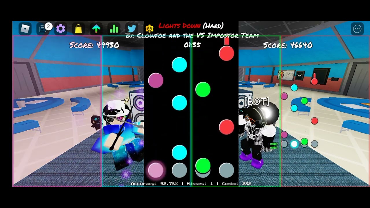 fnf lights down YouTube