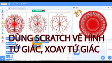 HƯỚNG DẪN DÙNG SCRATCH VẼ HÌNH TỨ GIÁC VÀ XOAY Ở CÁC GÓC KHÁC NHAU