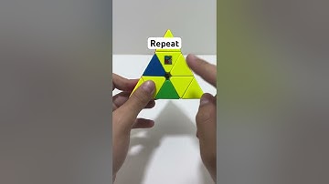 Pyraminx cube trick