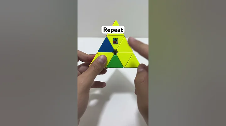 Pyraminx cube trick