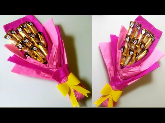 How to make a bouquet of chocolate flowers - Shabby Art Boutique