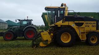 Vom Ackergras Zum Mais Mit New Holland Fx 450