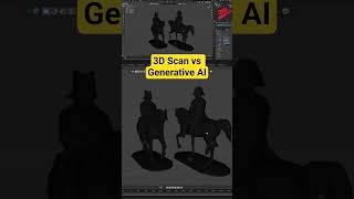 3D Scan vs Generative AI #artec3d #3dscan #generativeai #blender #3dmodel #3ddesign #cad