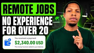 Full 5 Remote Jobs You Can Start After 20 With No Experience Update