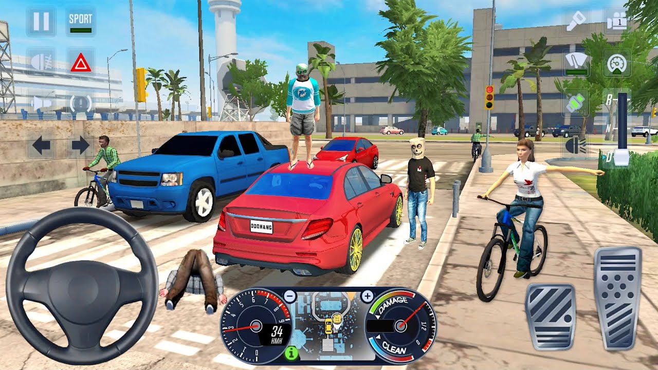 Taxi Sim 2020: City Car Driver, Miami ride! Simulator game Android gameplay