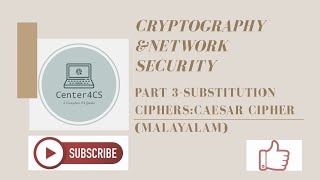 Part 3 : Substitution Ciphers - Caesar Cipher