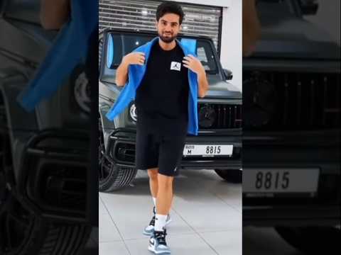 من افضل مشهور طلع حلو مع سيارتو      