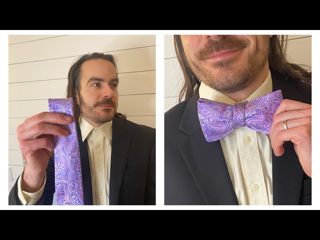 how to tie a tie a bow
