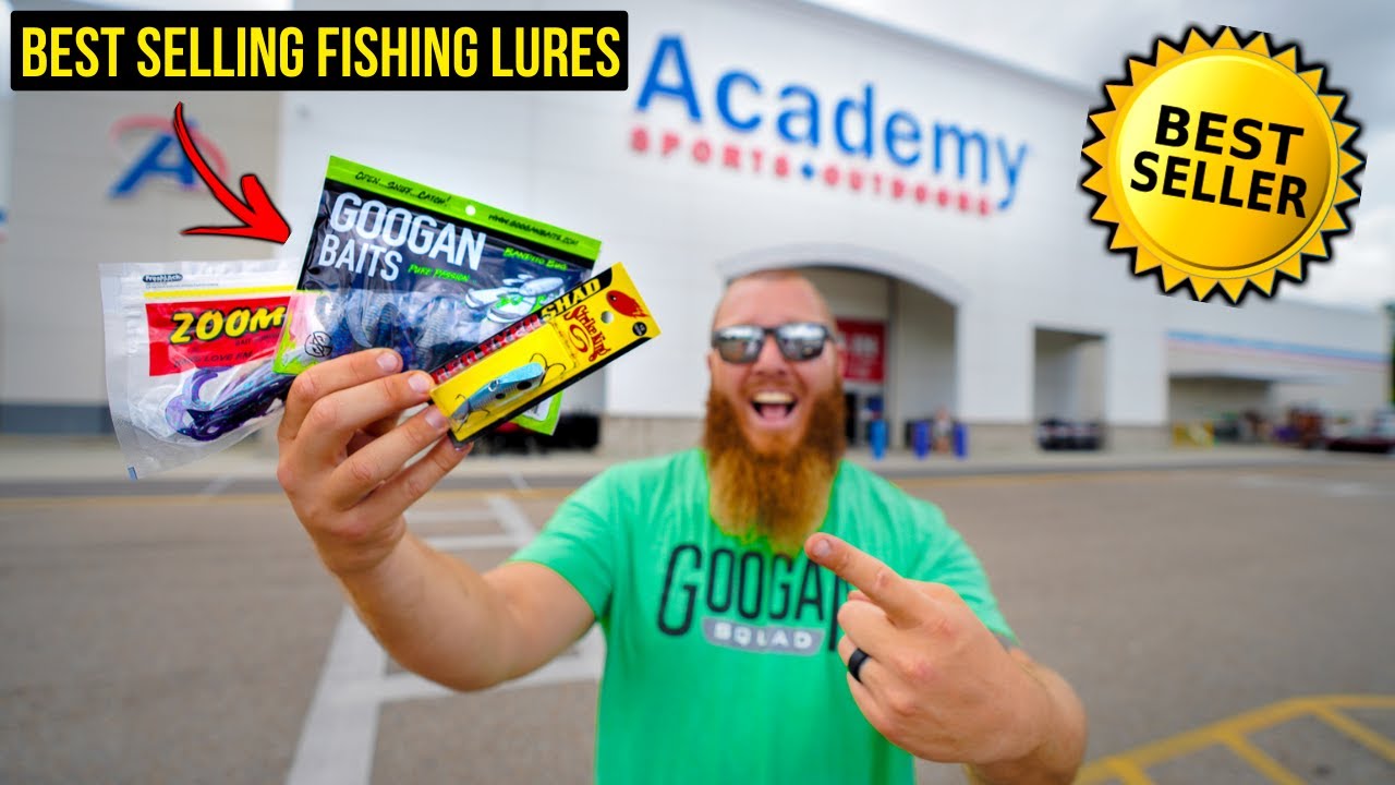 Fishing w/ BEST SELLING Lures in Academy (Manager Certified) 