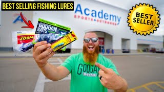 Fishing w/ BEST SELLING Lures in Academy (Manager Certified) 