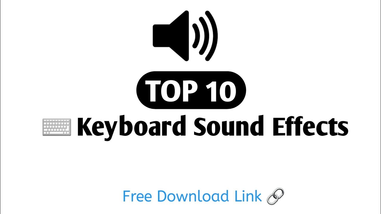 Top 5 Keyboard Sound Effects | No Copyright Typing Sounds Free Download – Creator Factory
