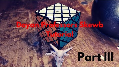 Dayan Professors Skewb Tutorial (Part 3)