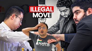 Parham Maghsoodloo makes a shocking illegal move | Epic tiebreaks with Wei Yi