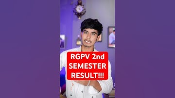 RGPV RESULT 2nd SEMESTER!! | @Growwithfarooque | #shorts #rgpvupdate