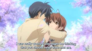 Clannad Tomoya Nagisa Hug Scene