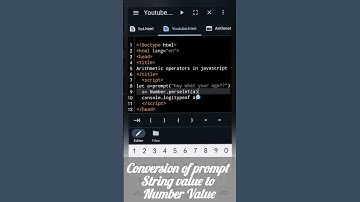 Number.parseInt Used in javascript to convert prompt string to number Value #number #strings
