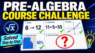 Khan Academy Pre-Algebra Course Challenge | Full Step-by-Step Walkthrough