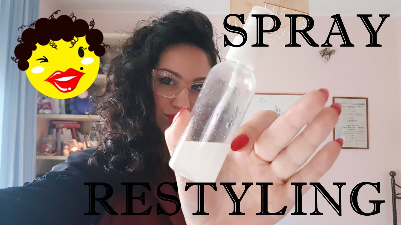 CAPELLI RICCI - Il mio spray per il restyling il giorno dopo !