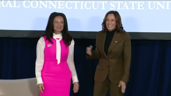 Vice President Kamala Harris visits Connecticut ahead of key midterms