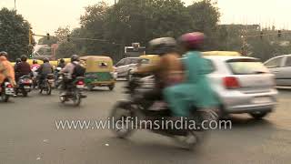 One of the busiest traffic intersections in New Delhi, ITO intersection