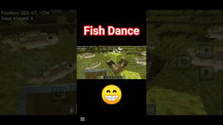 Minecraft fish dance 🤣 #audio #minecraft #gaming #fish 😂.