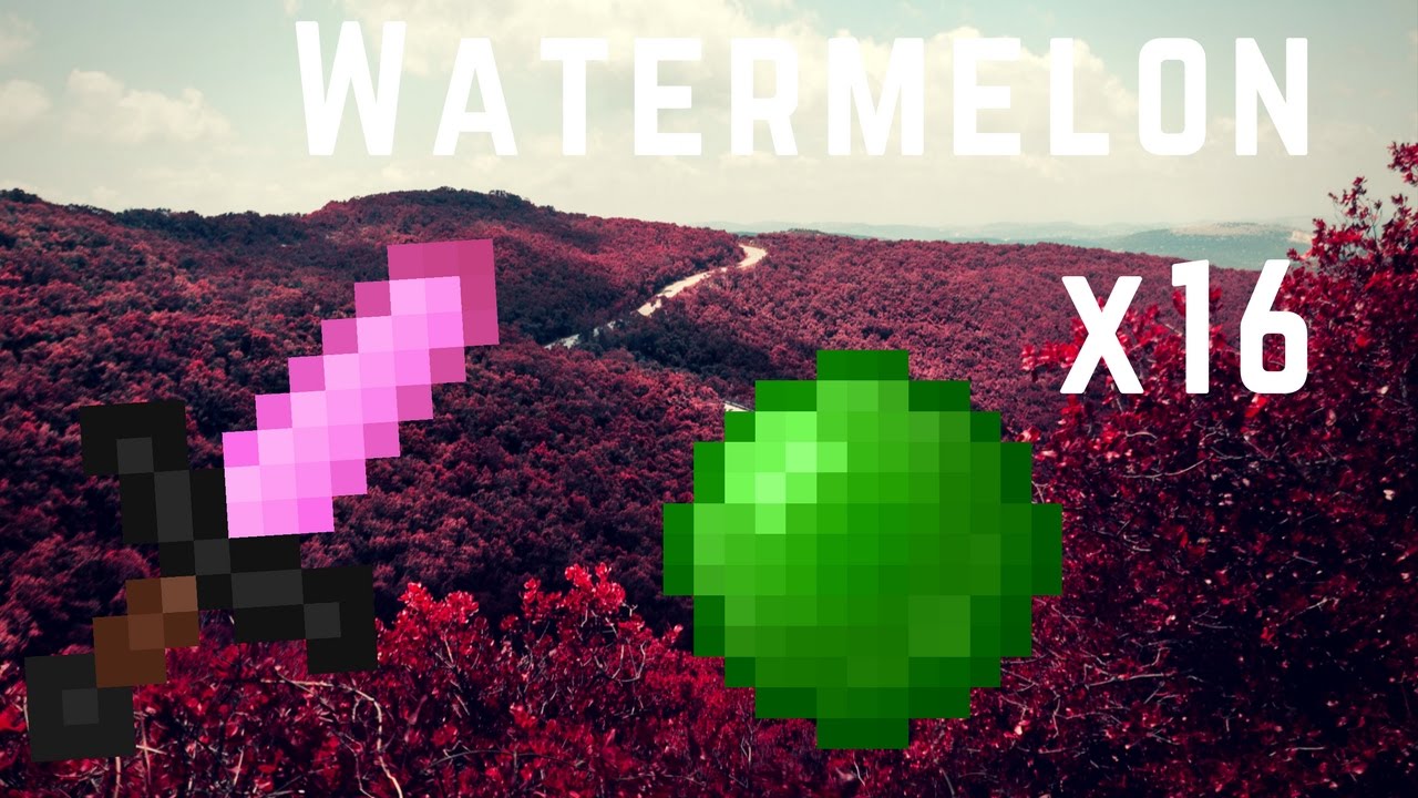 Minecraft PVP Texture Pack Watermelon x16 By Latenci 1.7.2/1.7.10/1.8