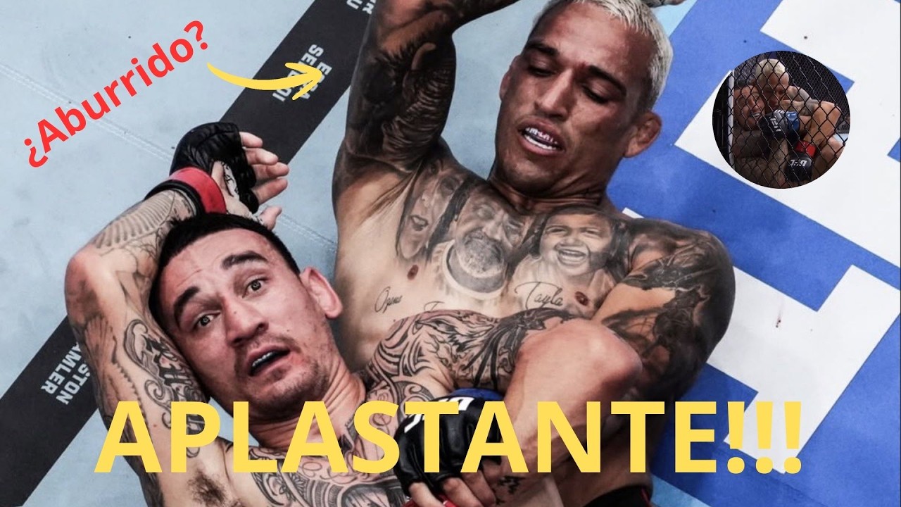 Charles Oliveira DOMINA a Max Holloway por el BMF