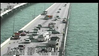 14-car accident on Howard Frankland Bridge