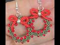 Macramé Wreath Earrings DIY