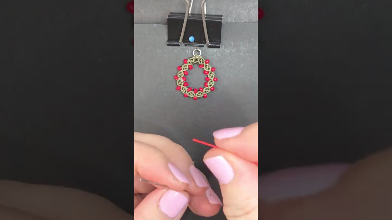 DIY | How to Make Macrame Wreath Earrings | Full Guide for Beginners